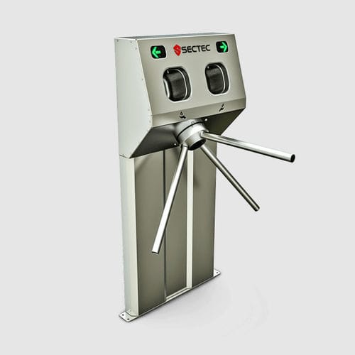 Tornello a mezza altezza - SCT100 - Sectec Security Technology - di disinfezione / a tre bracci