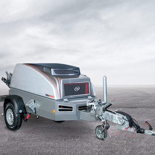 Trasportatore per sottofondi montato su rimorchio - MIXMAN D4 NEO - GB Machines - diesel