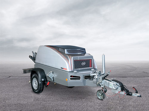 Trasportatore per sottofondi su semi rimorchio - MIXMAN D5 HURRICAN - GB Machines - diesel