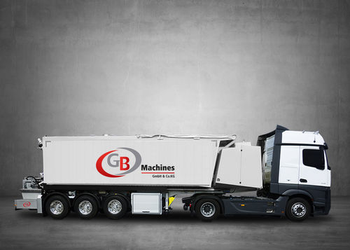 Trasportatore mescolatore di malta su semi rimorchio - MOBILEMAN D3 - GB Machines