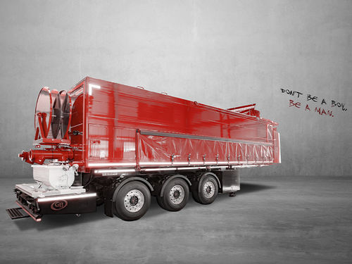 Trasportatore per sottofondi su semi rimorchio - MOBILEMAN D3L - GB Machines - diesel
