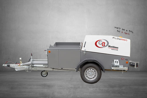 Trasportatore per sottofondi su semi rimorchio - FLOWMAN - GB Machines - diesel