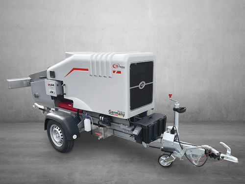 Pompa per calcestruzzo mobile - CONCRETEMAN - GB Machines - per cantiere / diesel / a pistone