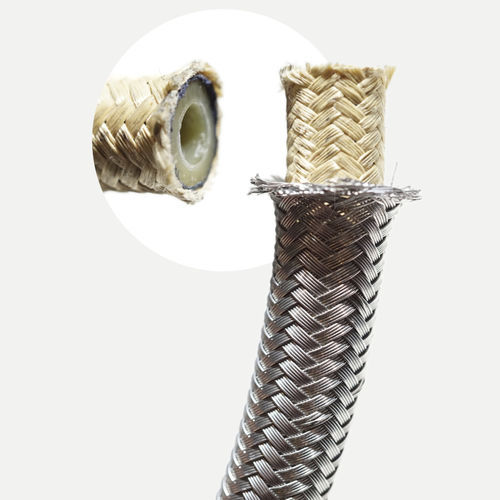 Tubo flessibile antifiamma - A05110 - FREN TUBO S.R.L. - per carburante / in Kevlar® / in alluminio