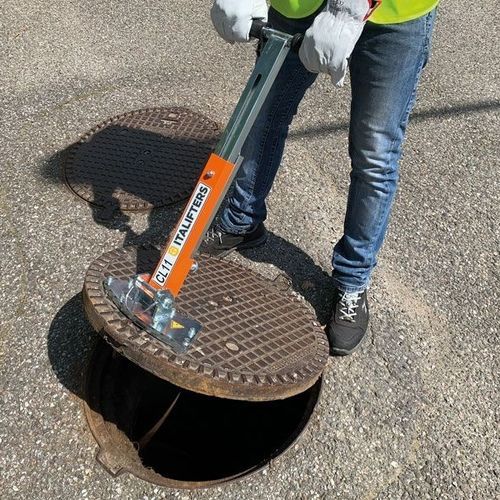 Solleva tombino manuale - CL11 - Italifters - magnetico / su ruote