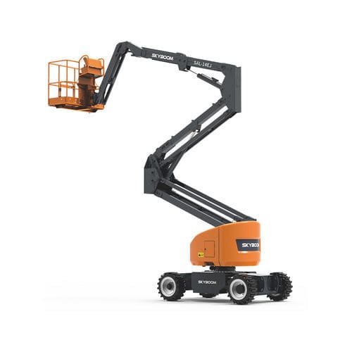 Piattaforma articolata su ruota - SAL-14EJ - Changsha Skyboom Heavy Industry - elettrica / per cantiere navale / per cantiere