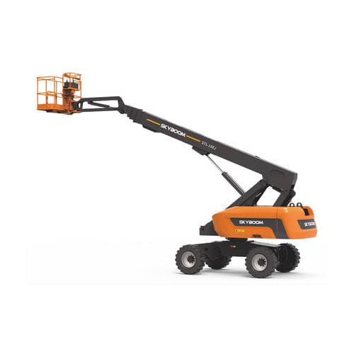 Piattaforma telescopica su ruota - STL-19EJ - Changsha Skyboom Heavy Industry - con alimentazione a batteria / con motore diesel / per cantiere navale