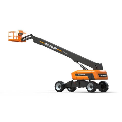 Piattaforma telescopica su ruota - STL-38J - Changsha Skyboom Heavy Industry - con motore diesel / per cantiere navale / per cantiere