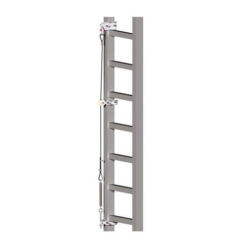 Linea vita verticale - 4100 01 40 - Net Mak Metal Makine San. Ve Tic. Ltd. Sti. - anticaduta / per lavoro in altezza