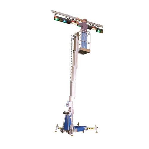 Piattaforma a sfilo verticale mobile - 5502 0 - Net Mak Metal Makine San. Ve Tic. Ltd. Sti. - con alimentazione a batteria / per uso in interni ed esterni