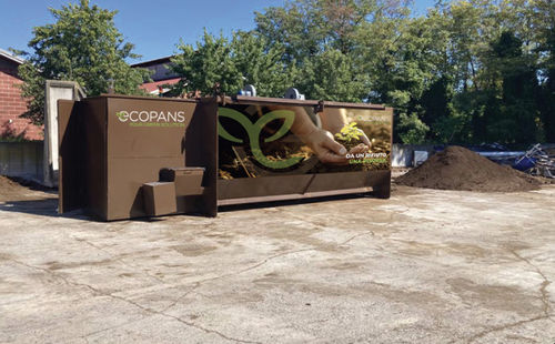 Compostiera di rifiuti alimentari - COMPOST 130 - Ecopans - per rifiuti organici