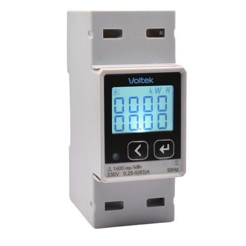 Contatore di energia elettrica certificato MID - VE2D-63 - Voltek Energy Limited - monofase / su guida DIN / RS-485