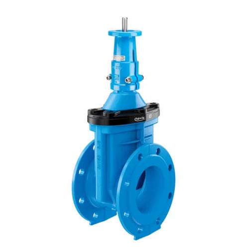 Valvola a saracinesca - 4000ELE3 - Hawle - con volante / con attuatore elettrico / per acqua