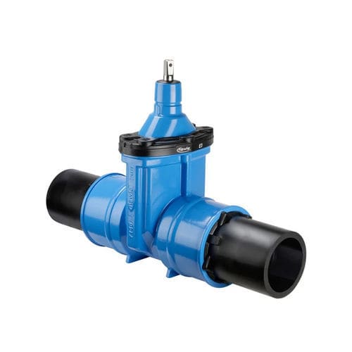 Valvola a saracinesca - 4050E3 - Hawle - con volante / per acqua / con flangia