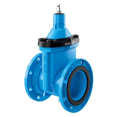 Valvola a saracinesca - 4120E3 - Hawle - manuale / per acqua / con flangia