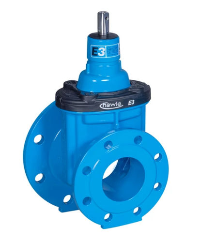 Valvola a saracinesca - 4150E3 - Hawle - manuale / per acqua / con flangia
