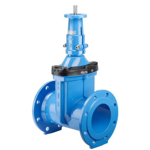 Valvola a saracinesca - 4700ELE3 - Hawle - elettrica / per acqua / con flangia