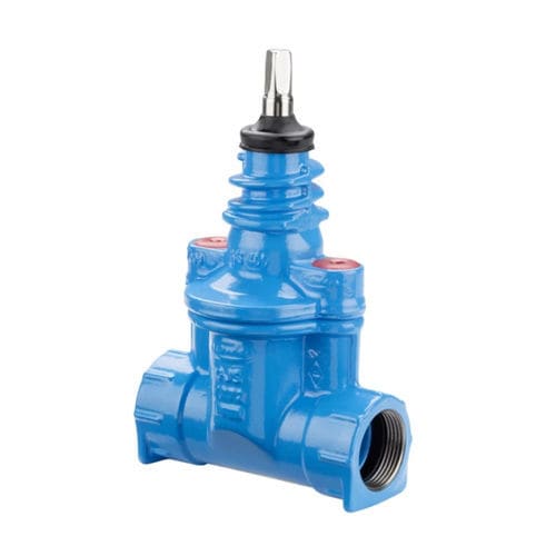 Valvola a pistone - 2500 - Hawle - manuale / per acqua / filettata