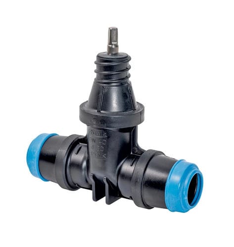 Valvola a pistone - 2630 - Hawle - manuale / per acqua / filettata