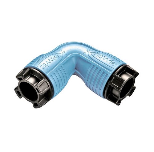 Connettore per tubi a gomito - 6420HF - Hawle - in acciaio inossidabile