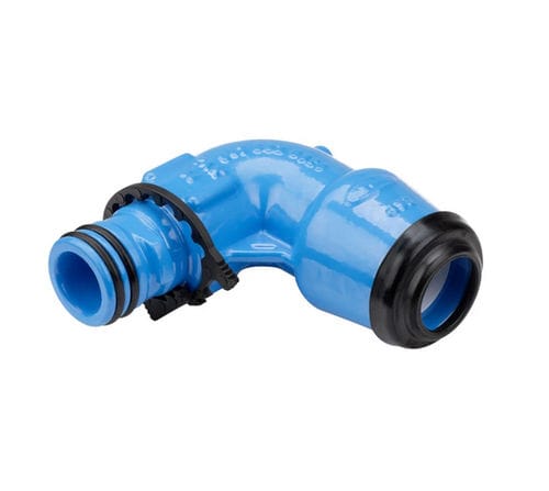 Raccordo idraulico - 6480 - Hawle - a bicchiere / rapido / gomito a 90°