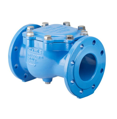 Valvola di ritegno a battente - 9831 - Hawle - per acqua / con flangia / per condotto