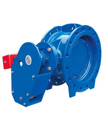 Valvola di ritegno a disco - 9884 - Hawle - per acqua / con flangia / regolabile