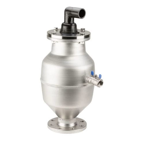 Valvola di scarico per gas - 9864 - Hawle - DIN / in acciaio inossidabile / con flangia