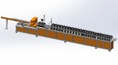 Linea di profilatura per silos in acciaio - Savany Machine Co., Ltd. - automatica / punzonatura