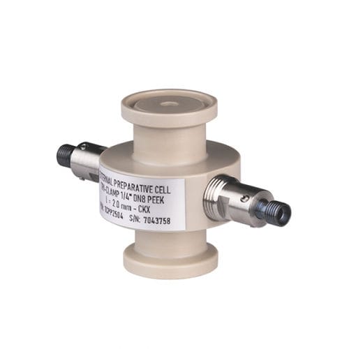 Cella di flusso per liquido - TC series - ECOM - UV-Vis / di processo / in PEEK