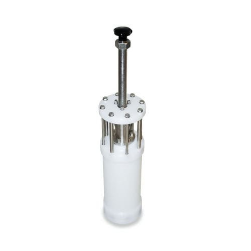 Colonna per cromatografia flash - PC04 series - ECOM - in fase liquida di preparazione / in polietilene / in acciaio inossidabile
