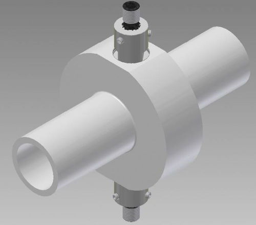 Cella di flusso per liquido - KC series - ECOM - in linea / UV-Vis / in PEEK