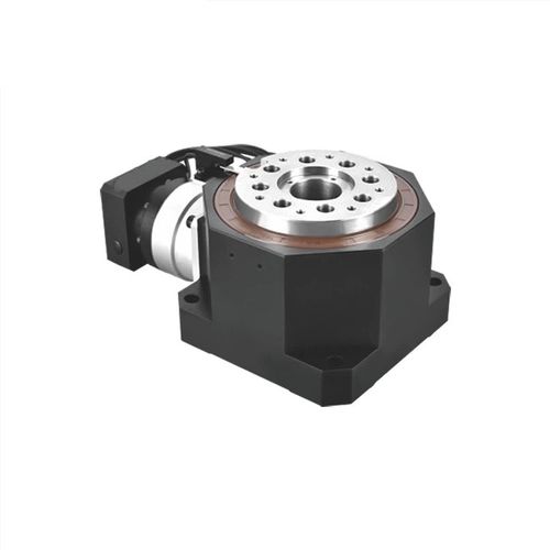 Tavola rotante CNC - HRM-225 series - Hansheng Automation (Dongguan) Co., Ltd. - azionata a motore / orizzontale / forata