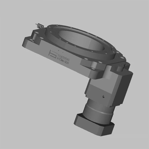 Tavola rotante forata - HRT350JS-L2 - Hansheng Automation (Dongguan) Co., Ltd. - elettrica / orizzontale / per l'industria alimentare
