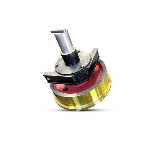 Ruota con fascia - Henan Peisa Machinery Co., Ltd - in poliuretano / per carrello / per cuscinetti