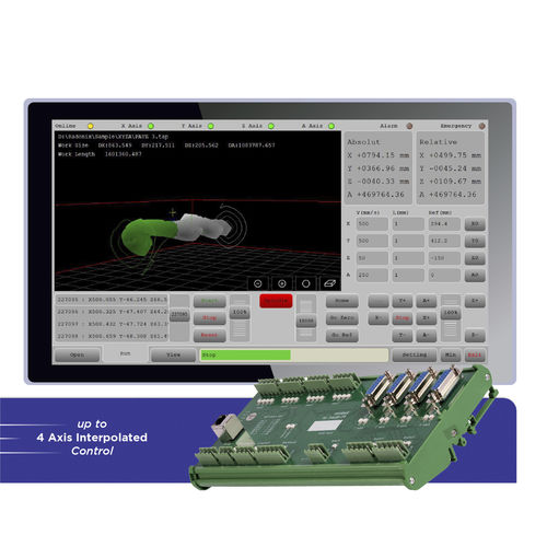 Interfaccia software CNC - XYZA Router - Radonix Technology - 4 assi / per macchina per il trattamento del legno / per tornio
