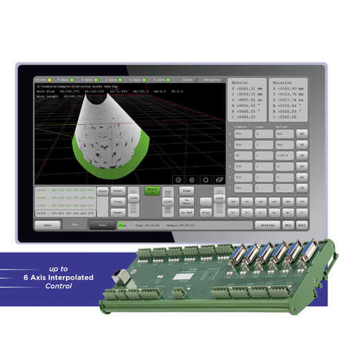 Interfaccia software CNC - XYZABC Router - Radonix Technology - 5 assi / 6 assi / per robot