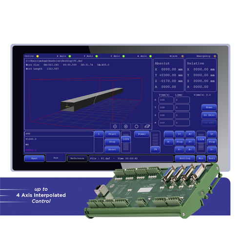 Interfaccia software CNC - XYZA-ProfileCut - Radonix Technology - TCP/IP / 4 assi / per macchina di taglio al plasma