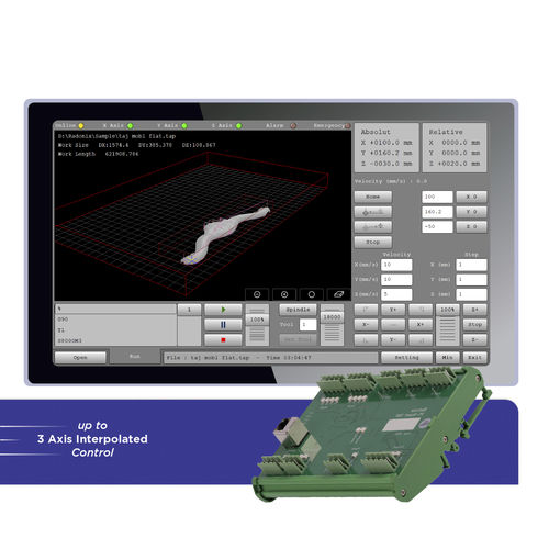 Interfaccia software CNC - XYZ-Router-TC - Radonix Technology - TCP/IP / 3 assi / per macchina per il trattamento del legno