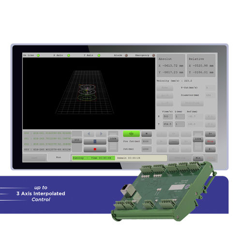 Interfaccia software CNC - XY Pipe Cutter - Radonix Technology - 2 assi / per macchina di taglio