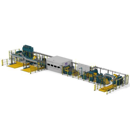 Linea di taglio laser - DEVELOPPEMENT PROJETS INDUSTRIELS (DPI) - per alluminio / per acciaio / per acciaio inossidabile