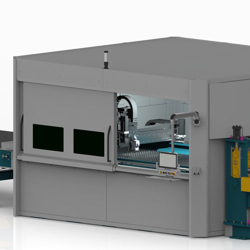 Linea di taglio laser - DEVELOPPEMENT PROJETS INDUSTRIELS (DPI) - per metallo / per lamiere / di bobina