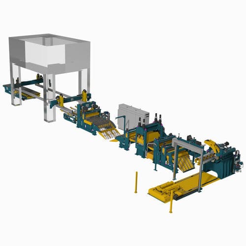 Linea di alimentazione nastro per acciaio ad alta resistenza - DEVELOPPEMENT PROJETS INDUSTRIELS (DPI) - per processi di tranciatura fine / di lamierino magnetico / per l'industria automobilistica