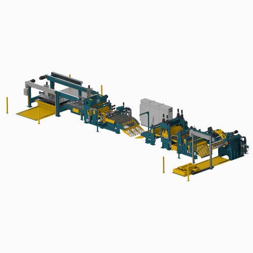Linea di taglio in strisce per lamiere sottili - DEVELOPPEMENT PROJETS INDUSTRIELS (DPI) - di nastro in metallo / CNC / alimentata a bobina