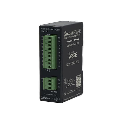 Modulo di uscita Modbus RTU - OM C8D - Grup Arge Energy and Control Systems - con 8 uscite relè