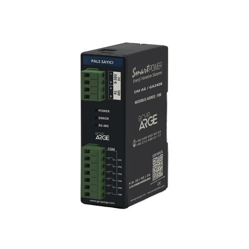 Contaimpulsi - OM PALS - Grup Arge Energy and Control Systems - con display LCD / Modbus RTU