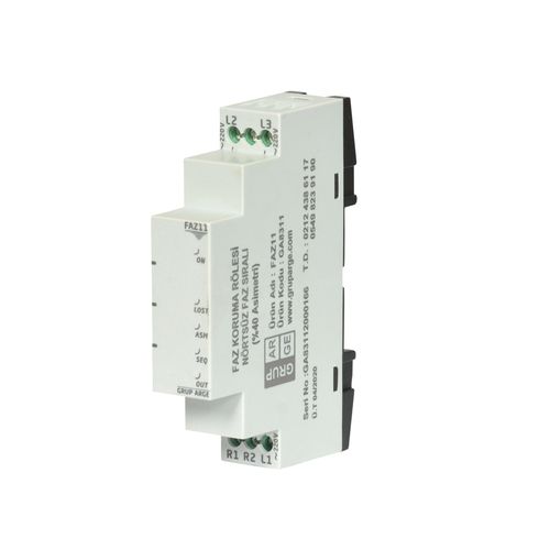 Relè di protezione di assenza di fase - FAZ series - Grup Arge Energy and Control Systems - di sequenza di fasi / di assimmetria di fase / AC