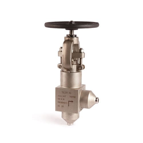Valvola ad angolo retto - L963 - Taloar - con volante / di controllo / per prodotti chimici