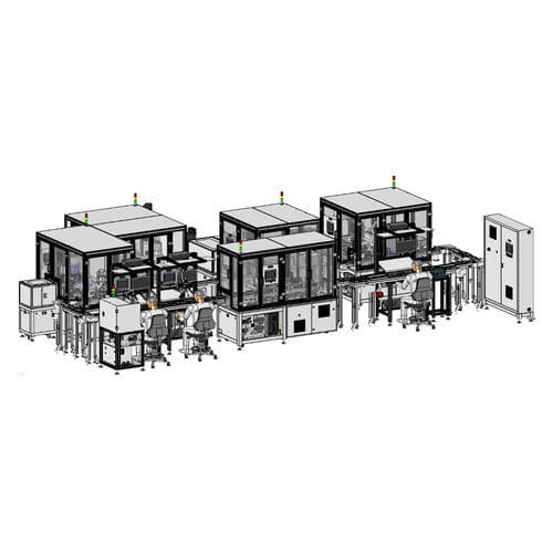 Linea di assemblaggio automatica - Carpel-Min - di controllo / di marcatura / per movimentazione