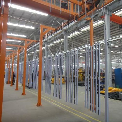 Linea di verniciatura a polvere automatica - Xiangyang Jingtu Anti corrosion Materials Co., Ltd - continua